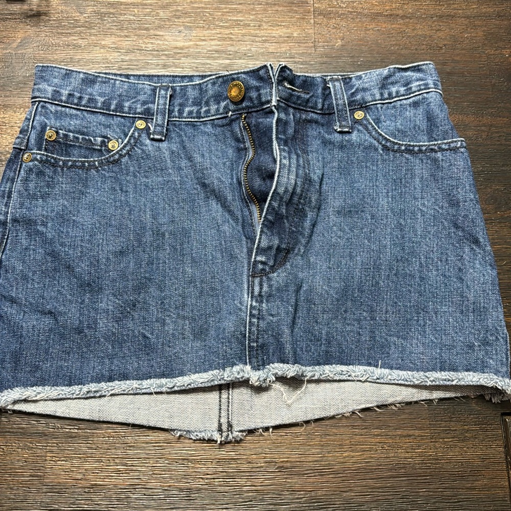 FREE PEOPLE Womens Jean skirt size 0